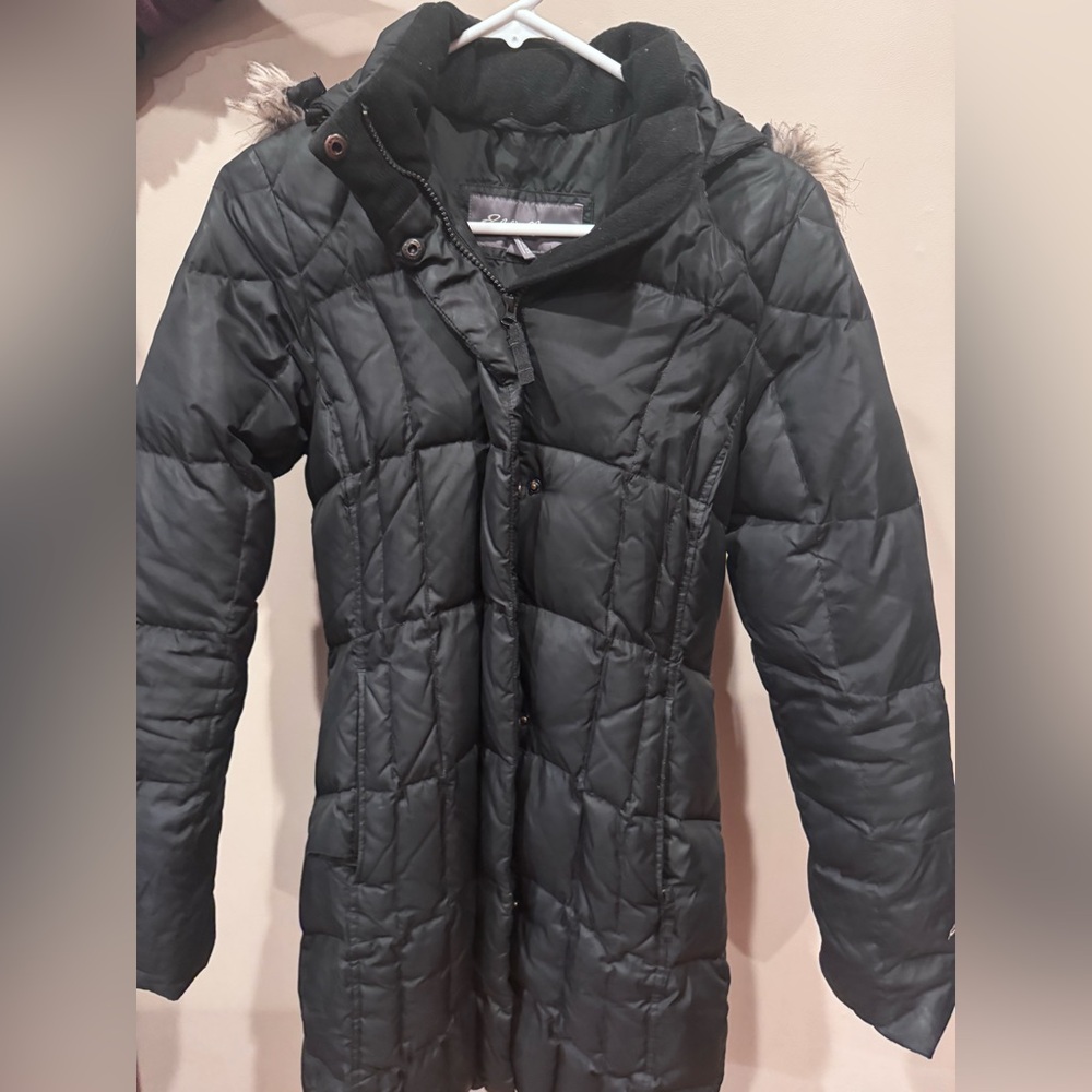 Eddie Bauer Women's Dark Gray Puffer Jacket